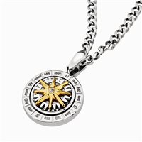 Necklace Breil Man PRIMAL COMPASS in Steel TJ4169